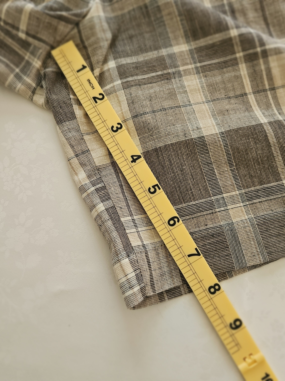 VTG Christian Dior Monsieur Le Connaisseur Pleated Plaid Shorts Cotton Size 36 - Picture 4 of 12